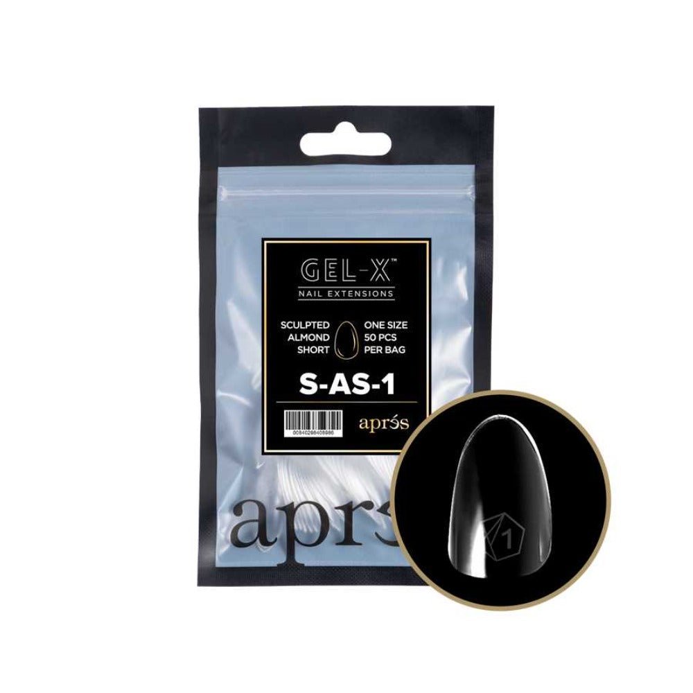 Apres Gel-X Refill Tips 2.0 - Almond Short