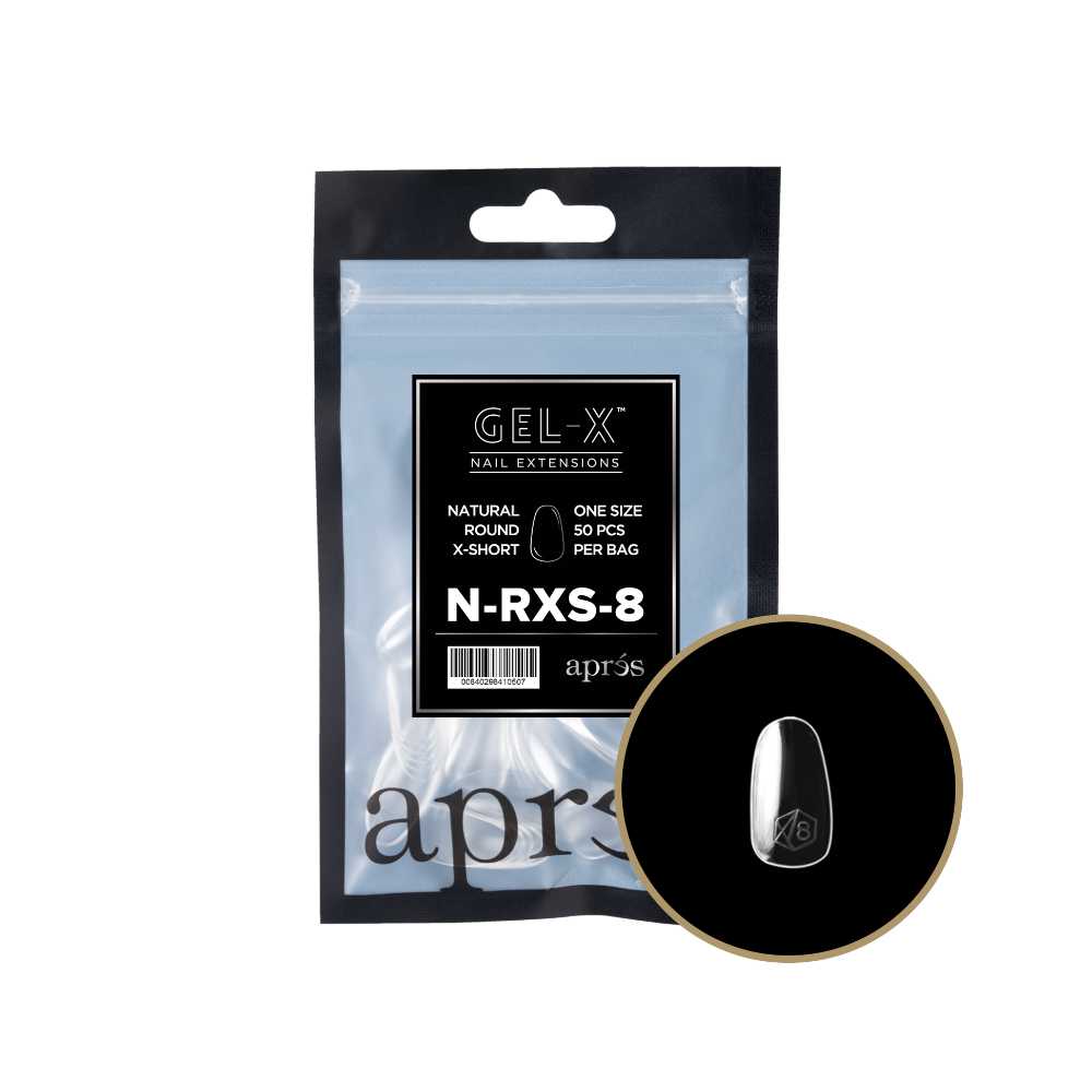 Apres Gel-X Refill Tips 2.0 - Round Extra Short