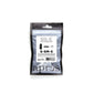 Apres Gel-X Refill Tips, clear press on nails, Sculpted Square Medium (50pcs), nails designs short square