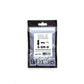 Apres Gel-X Refill Tips, clear press on nails, Sculpted Square Medium (50pcs), red square nails