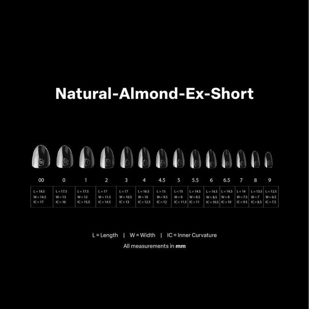 apres gel x press-on nails tips 2.0 - Almond Tips Box 600pcs, almond spring nails