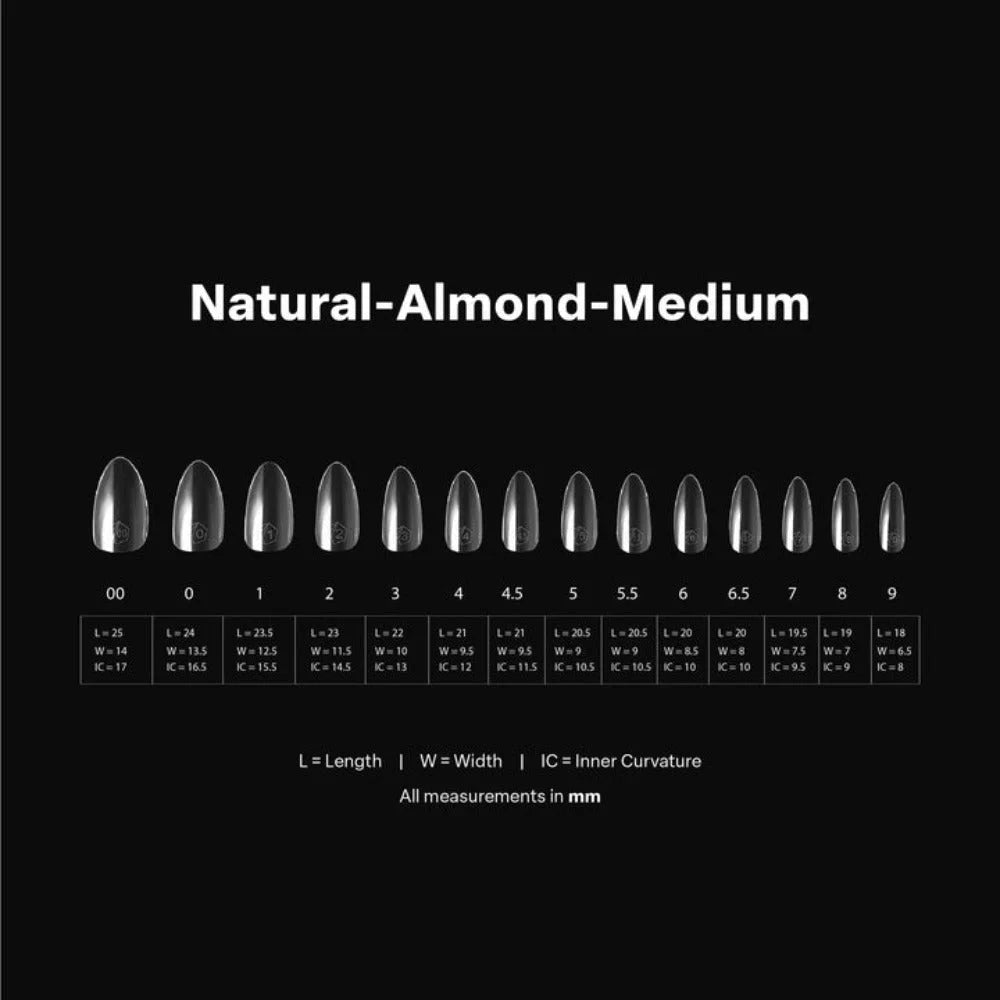 apres gel x press-on nails tips 2.0 - Almond Tips Box 600pcs, almond nail inspiration