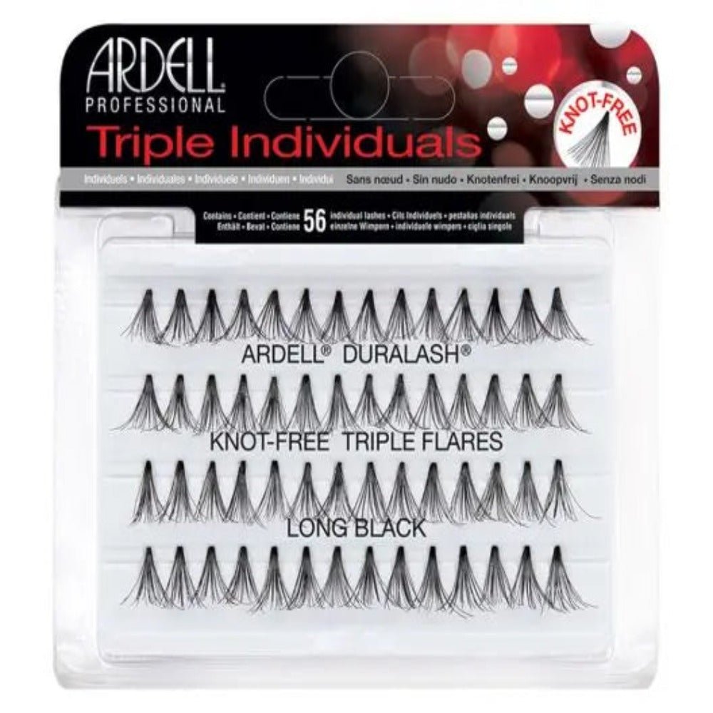 Ardell Triple Individuals Lashes - Knot-Free Long Black #66497