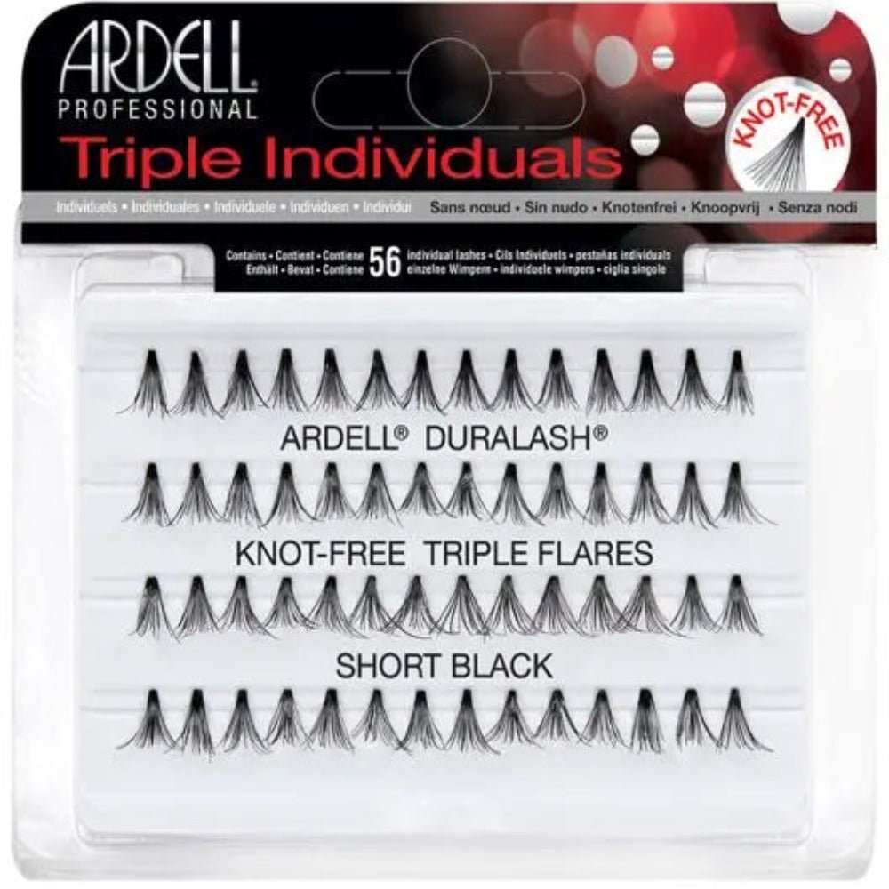 Ardell Triple Individuals Lashes - Knot-Free Short Black #65694