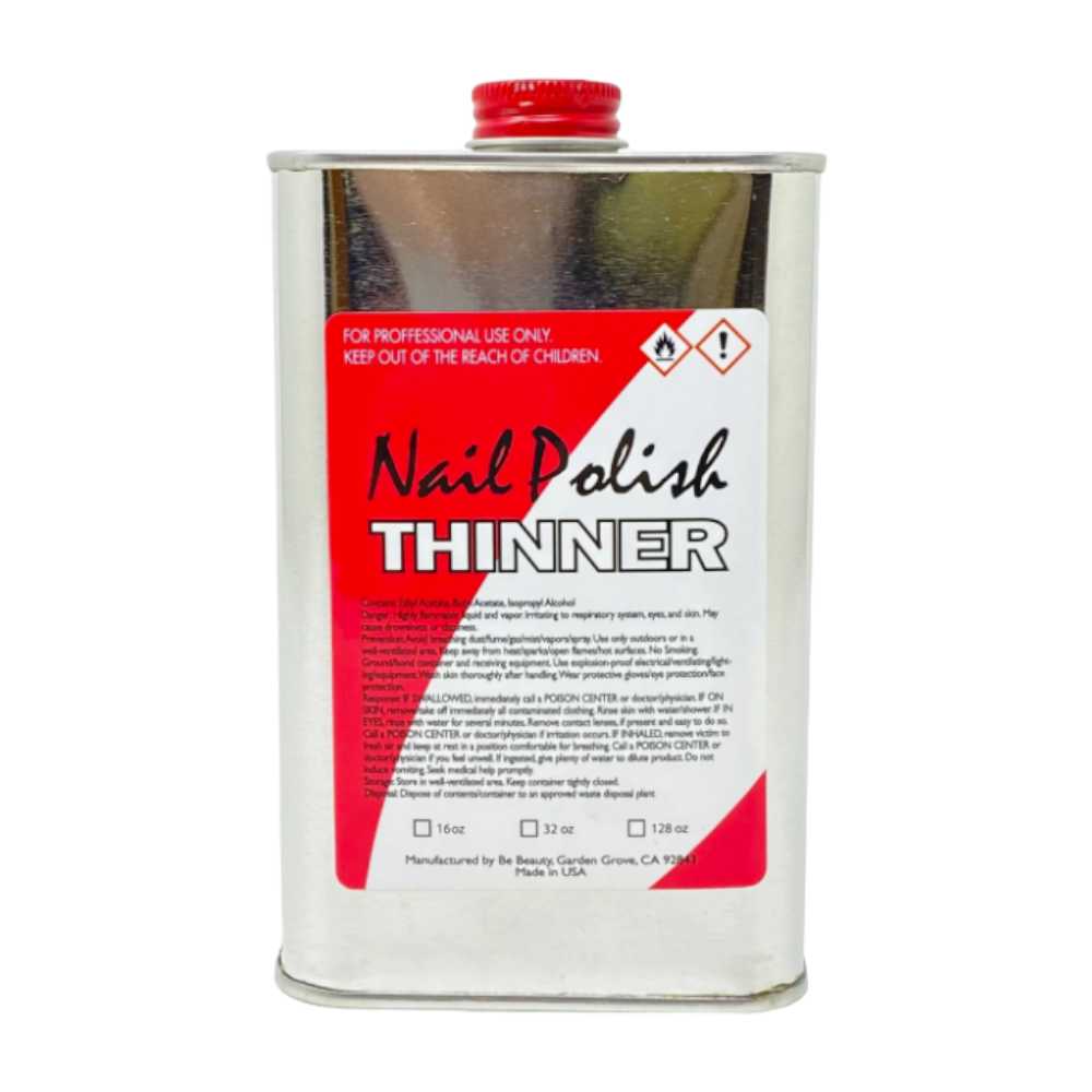 Be Beauty Nail Polish Thinner 16oz, nail polish thinner​, b e beauty