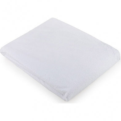 Terry Fitted Bed Sheet w/ Hole - White Classique Nails Beauty Supply Inc.