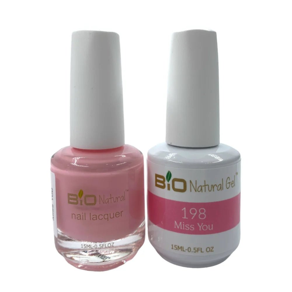 Bio Natural Gel Polish, Non-toxic Nail Lacquer, 198 Miss You