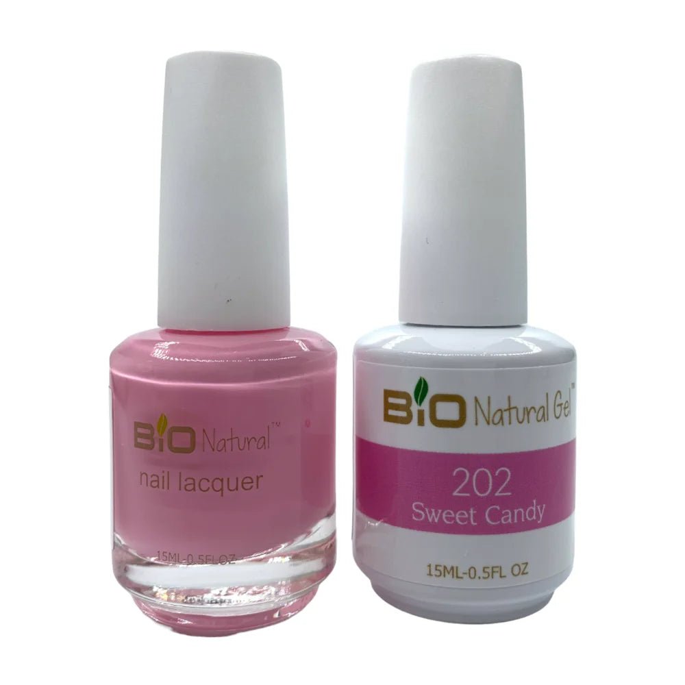 Bio Natural Gel Polish, Non-toxic Nail Lacquer, 202 Sweet Candy