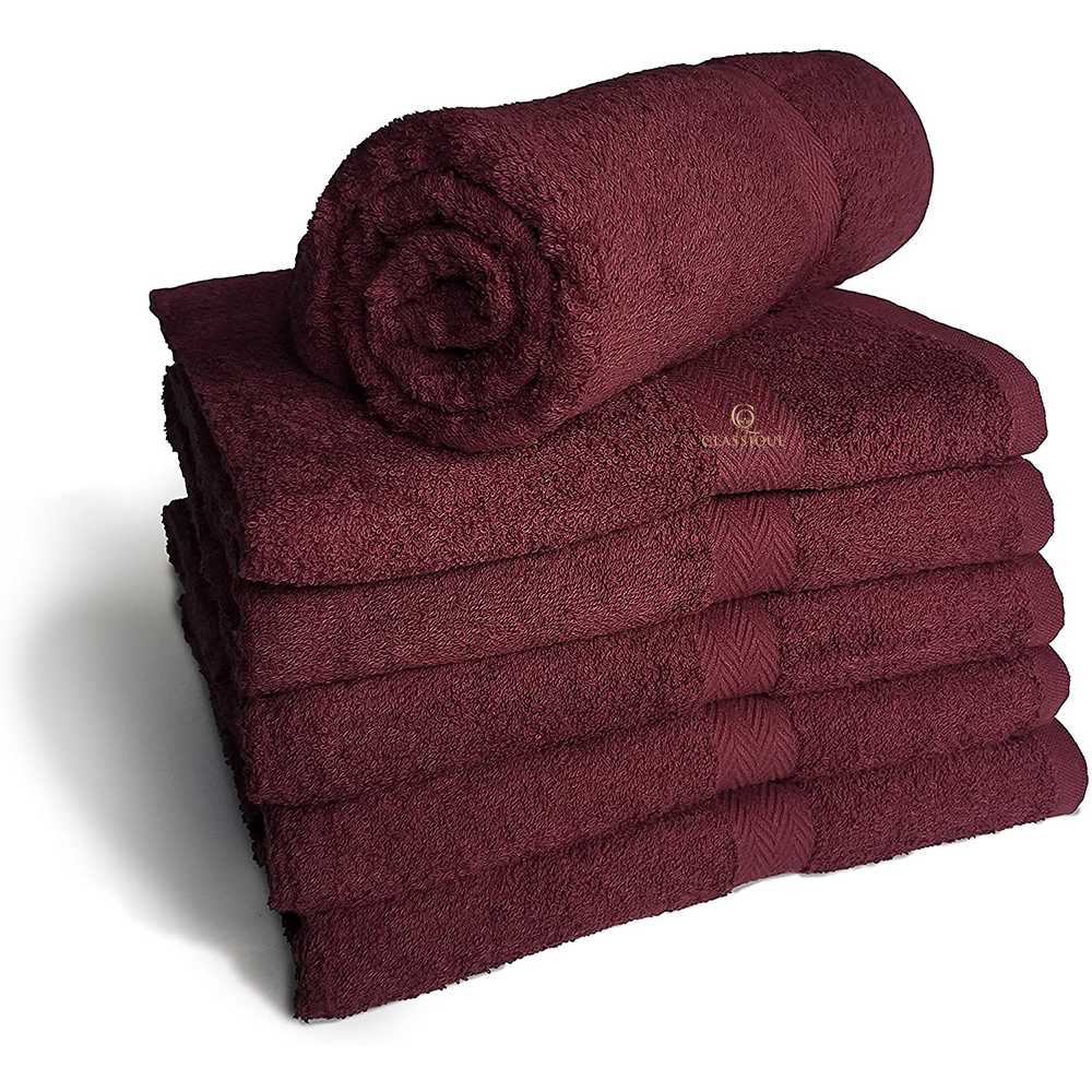 Burgundy Towels 16x27 (Pack of 12)