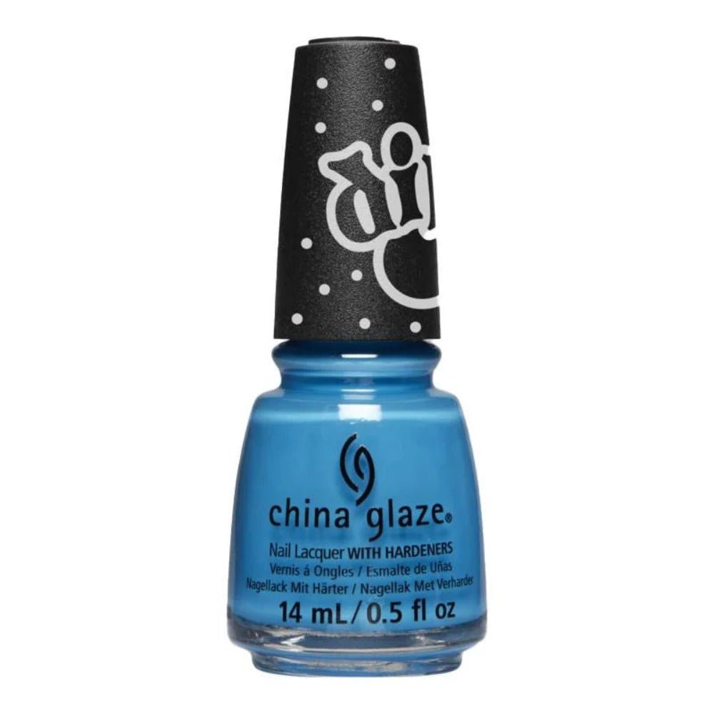 China Glaze Blue Raspberry Ice 85214, winter ice blue nails