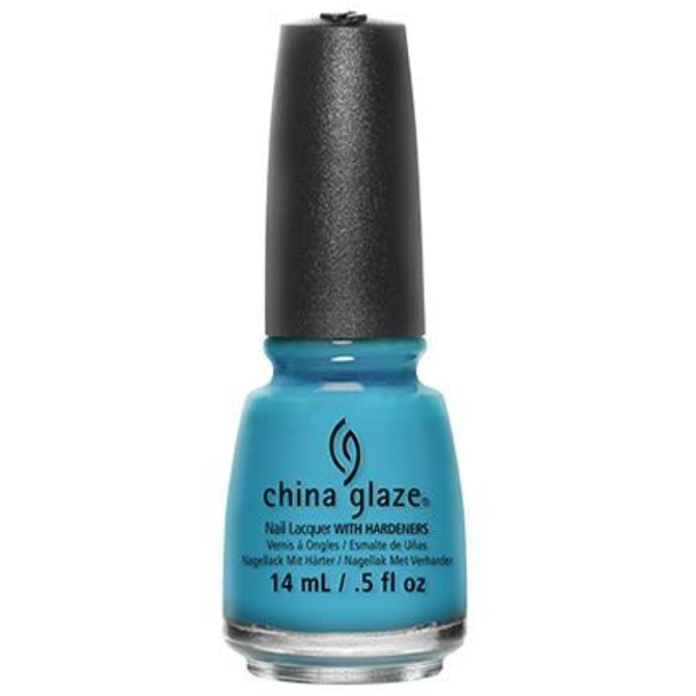 blue fingernail polish