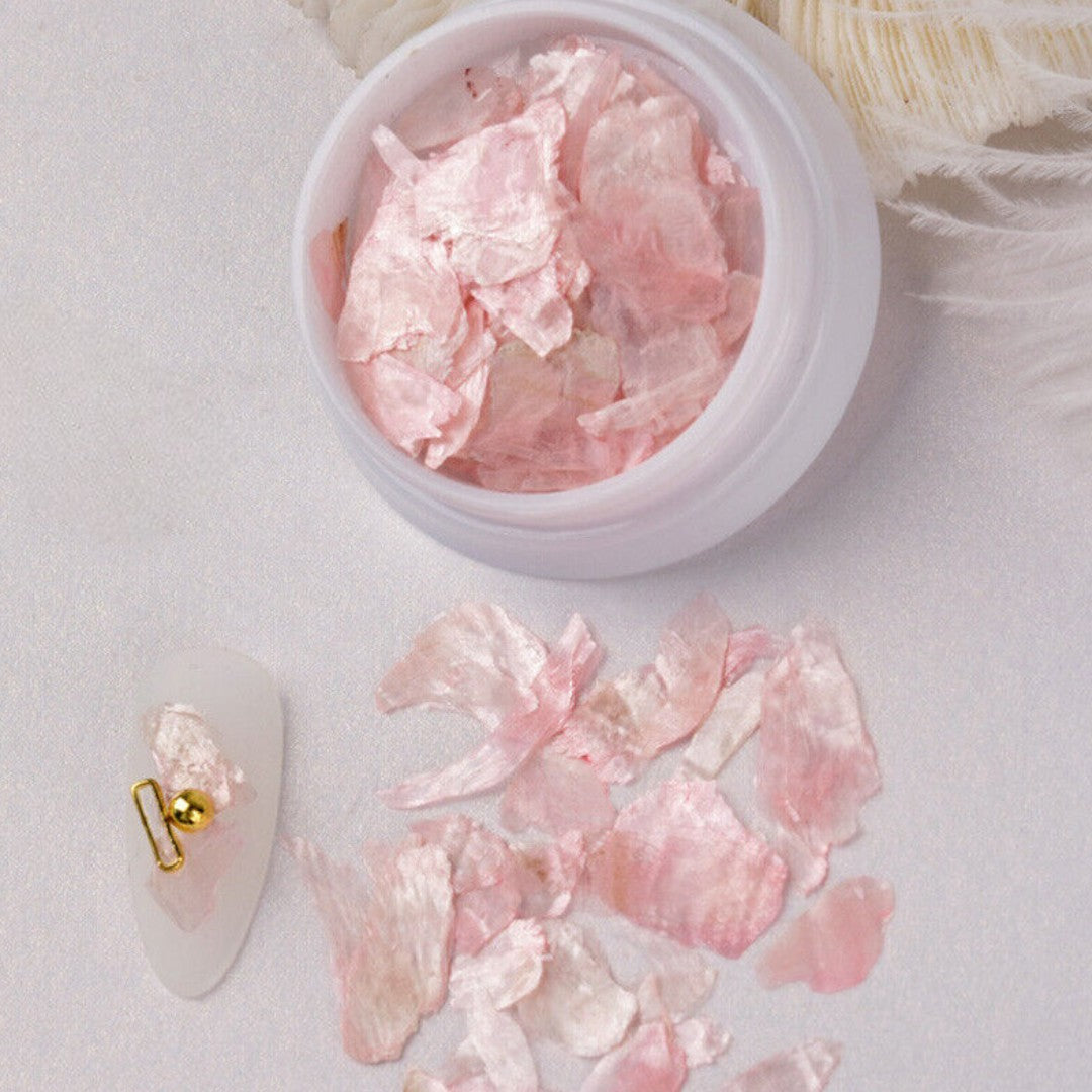 CNBS Natural Color Ultrathin Seashell Nail Art Decoration Accessories, decor nails